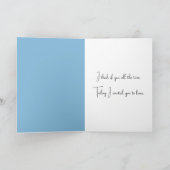 Stall in Wildblumen denken Karte (Innenseite)