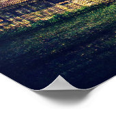 Stall mit Holzstruktur Poster (Ecke)