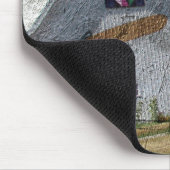 Stall mit Mais und Stallquilt Mousepad (Ecke)