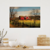 Stall - Nur den Weg hinauf Poster (Küche)