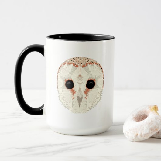 Stall Owl 15oz. Tasse Black (Mit Donut)