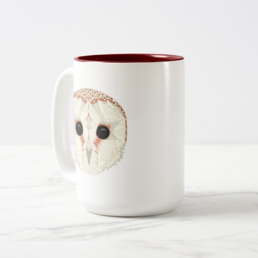 Stall Owl 15oz. Tasse Dark Red (Vorderseite Links)