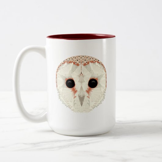 Stall Owl 15oz. Tasse Dark Red (Links)