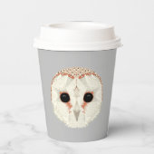 Stall Owl 8oz. Pappbecher (Rückseite)