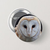 Stall Owl Abzeichen Button (Vorne & Hinten)