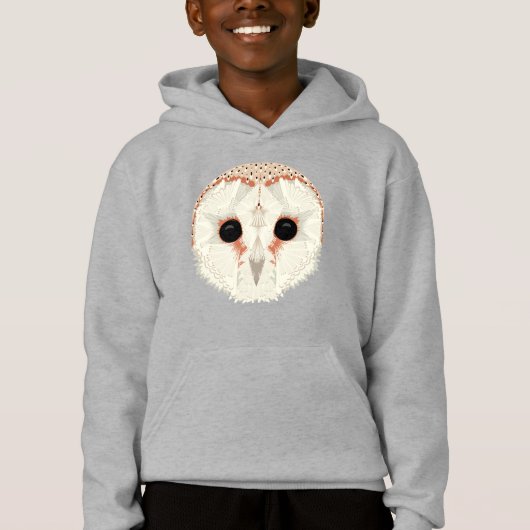 Stall Owl Kids Unisex Pullover Hoodie (Vorderseite)