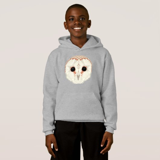 Stall Owl Kids Unisex Pullover Hoodie (Vorne ganz)