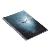 Stall Owl Moonlit Sky Notebook Notizblock (Rechte Seite)