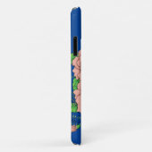 Stall Owl Pink Blume Blau Case-Mate iPhone Hülle (Hinten/Rechts)