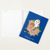 Stall Owl Pink Blume Blau Planer (Anzeige)