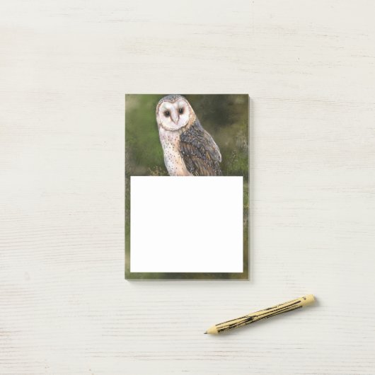 Stall Owl Post-it® Notes Post-it Klebezettel (Auf Schreibtisch)
