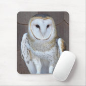 Stall Owl Raptor Foto Mousepad (Mit Mouse)
