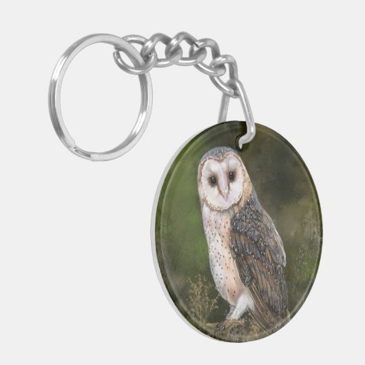 Stall Owl Schlüsselanhänger (Vorderseite links)