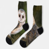 Stall Owl Socks Socken (Linkes Detail)