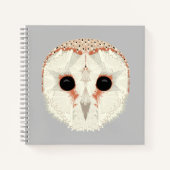 Stall Owl Square Notebook Notizblock (Vorderseite)