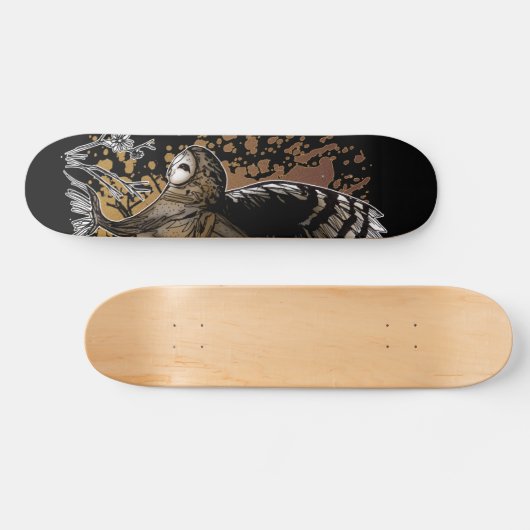 Stall Owl Stance Skateboard (Horizontal)