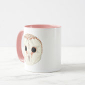Stall Owl Tasse Rosa (Vorderseite Links)