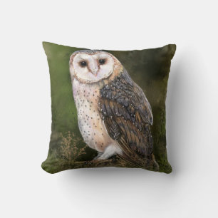 Stall Owl Throw Kissen