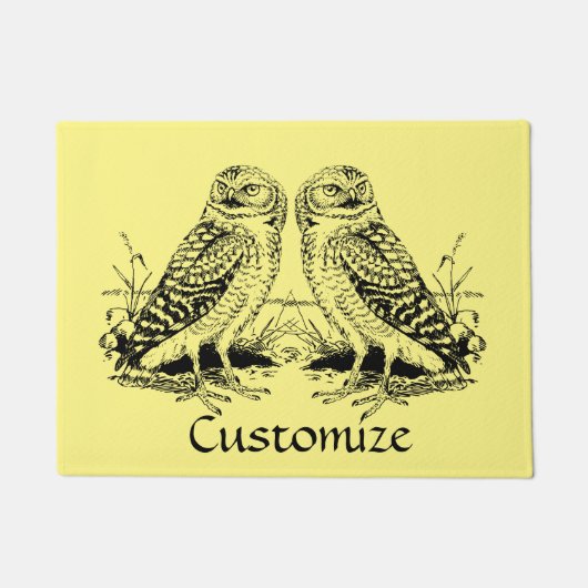 Stall Owl Thunder_Cove Fußmatte (Vorderseite)
