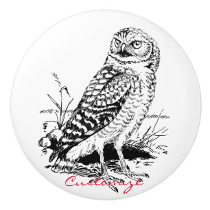 Stall Owl Thunder_Cove Keramikknauf