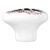 Stall Owl Thunder_Cove Keramikknauf (Seitenansicht)