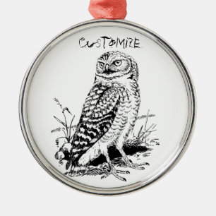 Stall Owl Thunder_Cove Ornament Aus Metall