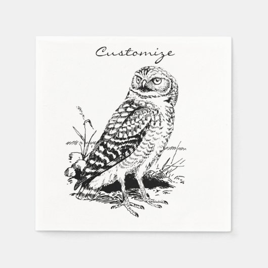 Stall Owl Thunder_Cove Serviette (Vorderseite)