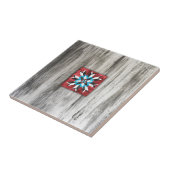 Stall Quilt Star 1 Fliese (Seite)