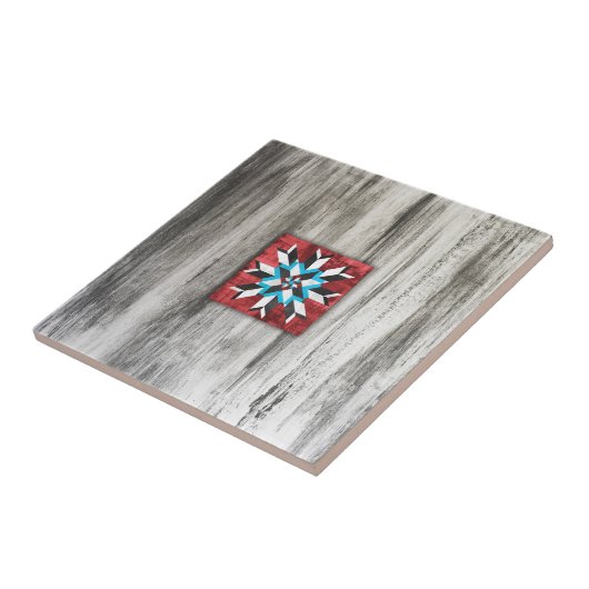 Stall Quilt Star 1 Fliese (Seite)