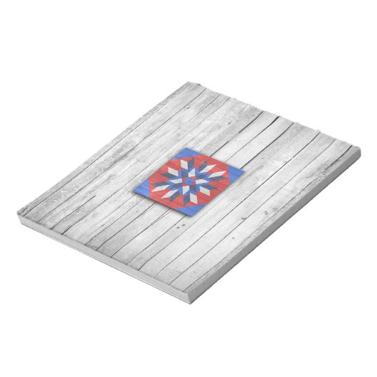Stall Quilt Star 2 Notizblock (Rotiert)