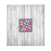 Stall Quilt Star 2 Notizblock (Vorderseite)