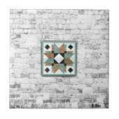 Stall Quilt Star 9 Fliese (Vorderseite)