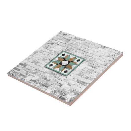 Stall Quilt Star 9 Fliese (Seite)