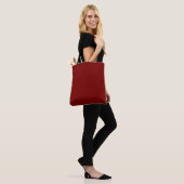 Stall Red Solid Schlicht Color Tasche (Am Model)