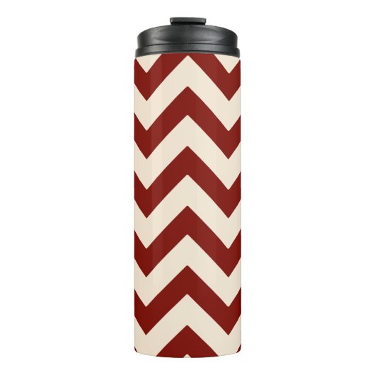 Stall Red Zickzack Thermosbecher (Vorderseite)