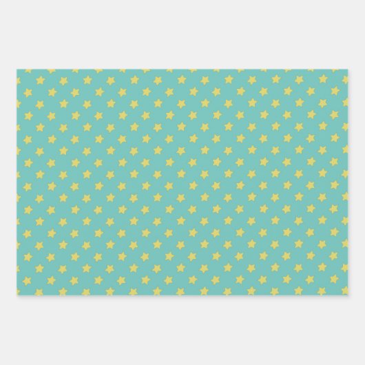 Stall Rot Burgund und Türkis Geschenkpapier Set (Vorderseite 2)