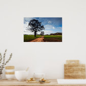 Stall Rural Farm Life Scene Poster Print (Küche)