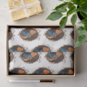 Stall Schlucken mit Schmetterlingspapier Seidenpapier (Geschenk)