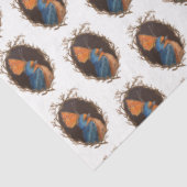 Stall Schlucken mit Schmetterlingspapier Seidenpapier (Ausschnitt)