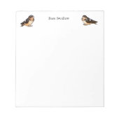 Stall schlucken Notizblock (Vorderseite)