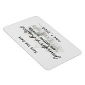 Stall Sketch Country Hochzeit Save the Date Magnet (Rechte Seite)