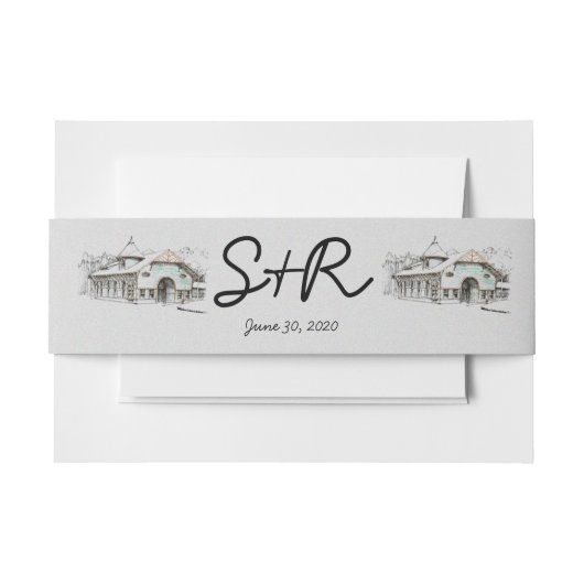 Stall Sketch Wedding Bly Band (Vorderseite Beispiel)