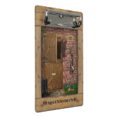 Stall / Stabile Zwischenablage (anpassbar) Mini Klemmbrett (Schrägansicht)