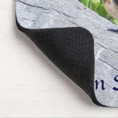 Stall Swallow auf Zaun Mousepad (Ecke)
