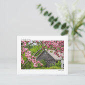 Stall und Blüten Postkarte (Stehend Vorderseite)