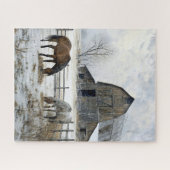 Stall und Pferde Jigsaw Puzzle (Horizontal)