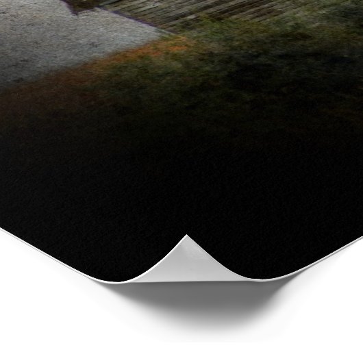 Stall und Vögel Poster (Ecke)