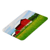 Stall und Weide im Roten Land Magnet (Linke Seite)