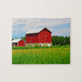 Stall und Weide im Roten Land Puzzle (Horizontal)