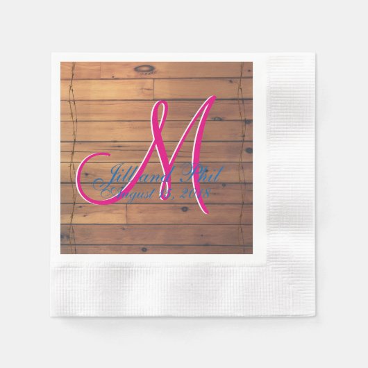 Stall Wall 3d Monogramm Serviette (Vorderseite)